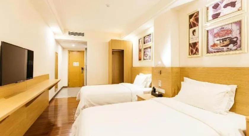 Bed in T Social Hotel Guangzhou Railway Station Branch