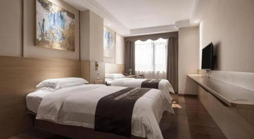 Bed in T Social Hotel Guangzhou Railway Station Branch