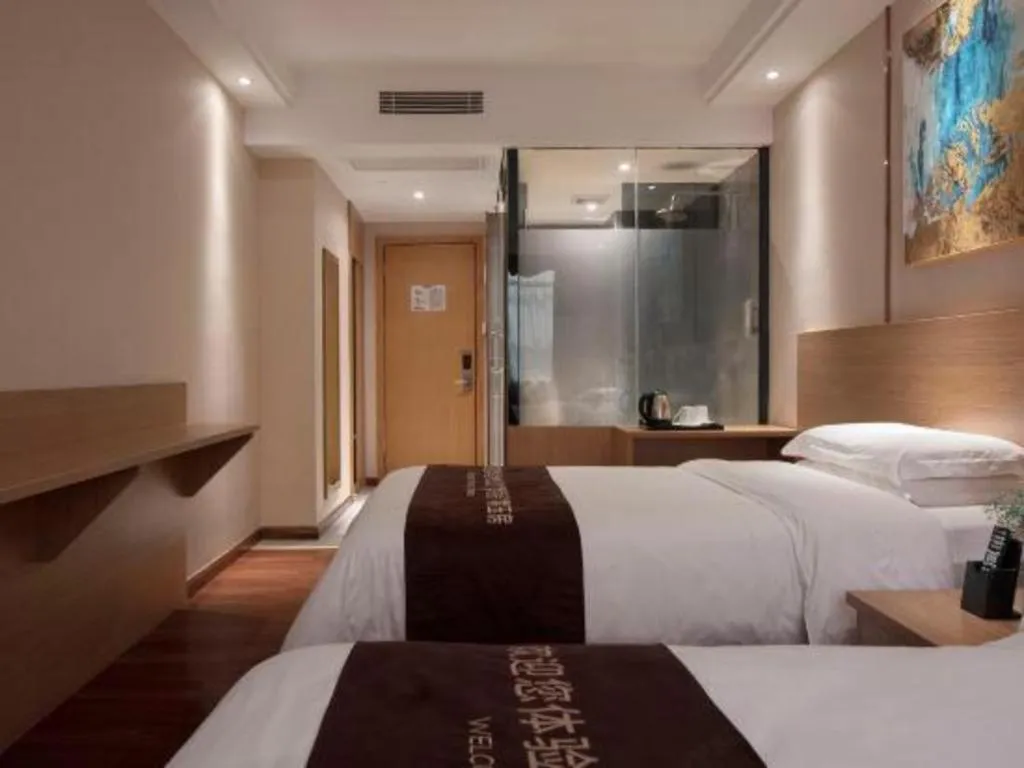 Bed in T Social Hotel Guangzhou Railway Station Branch