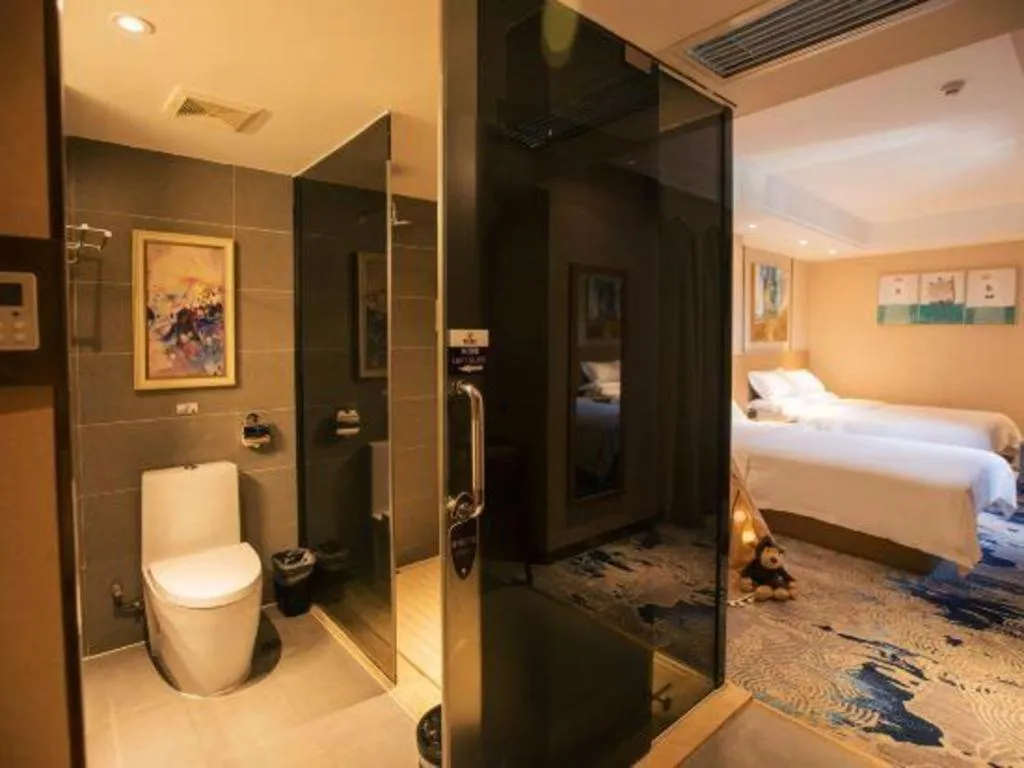 Bed in T Social Hotel Guangzhou Railway Station Branch