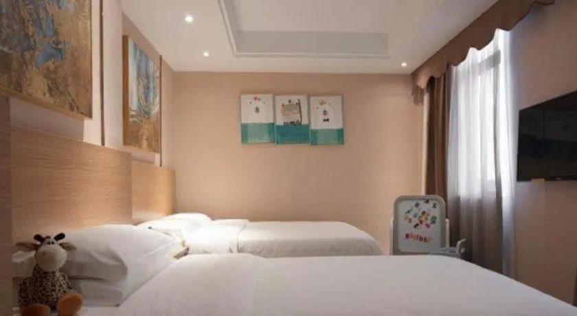 Bed in T Social Hotel Guangzhou Railway Station Branch