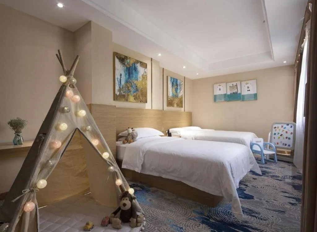 Bed in T Social Hotel Guangzhou Railway Station Branch