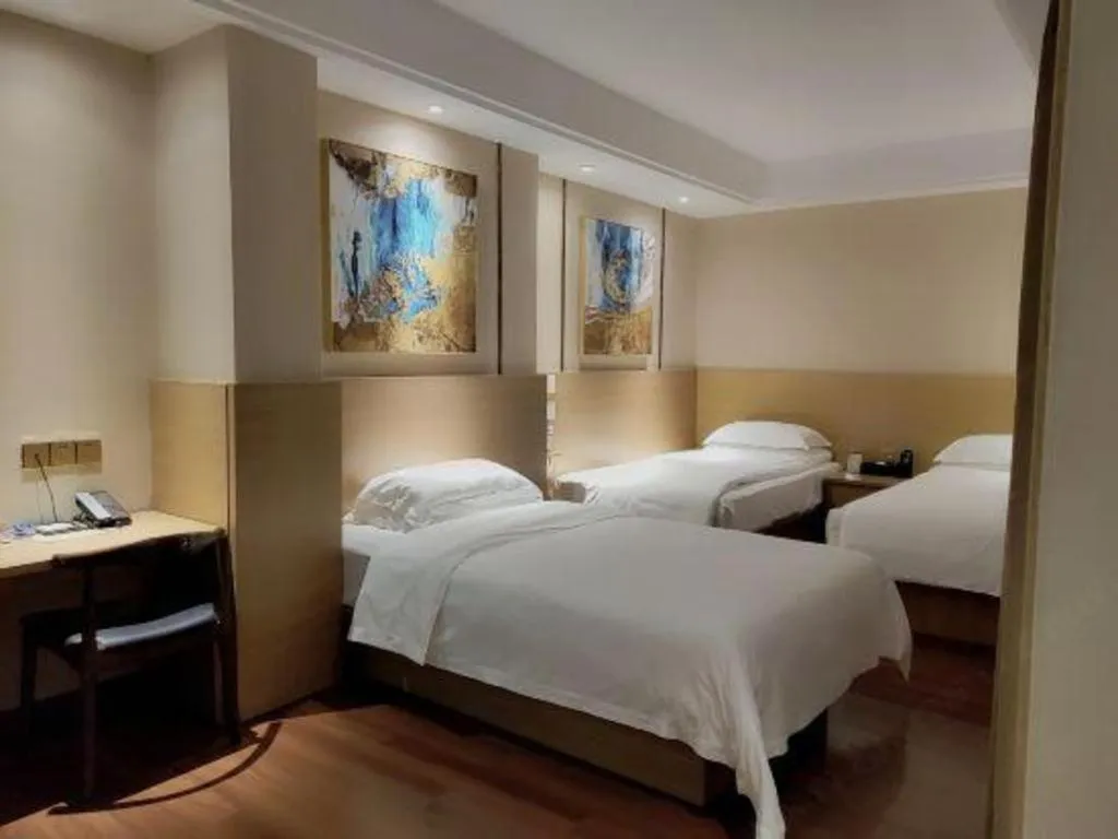 Bed in T Social Hotel Guangzhou Railway Station Branch