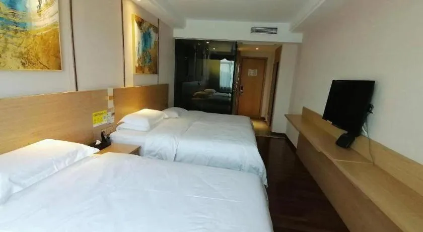 Bed in T Social Hotel Guangzhou Railway Station Branch