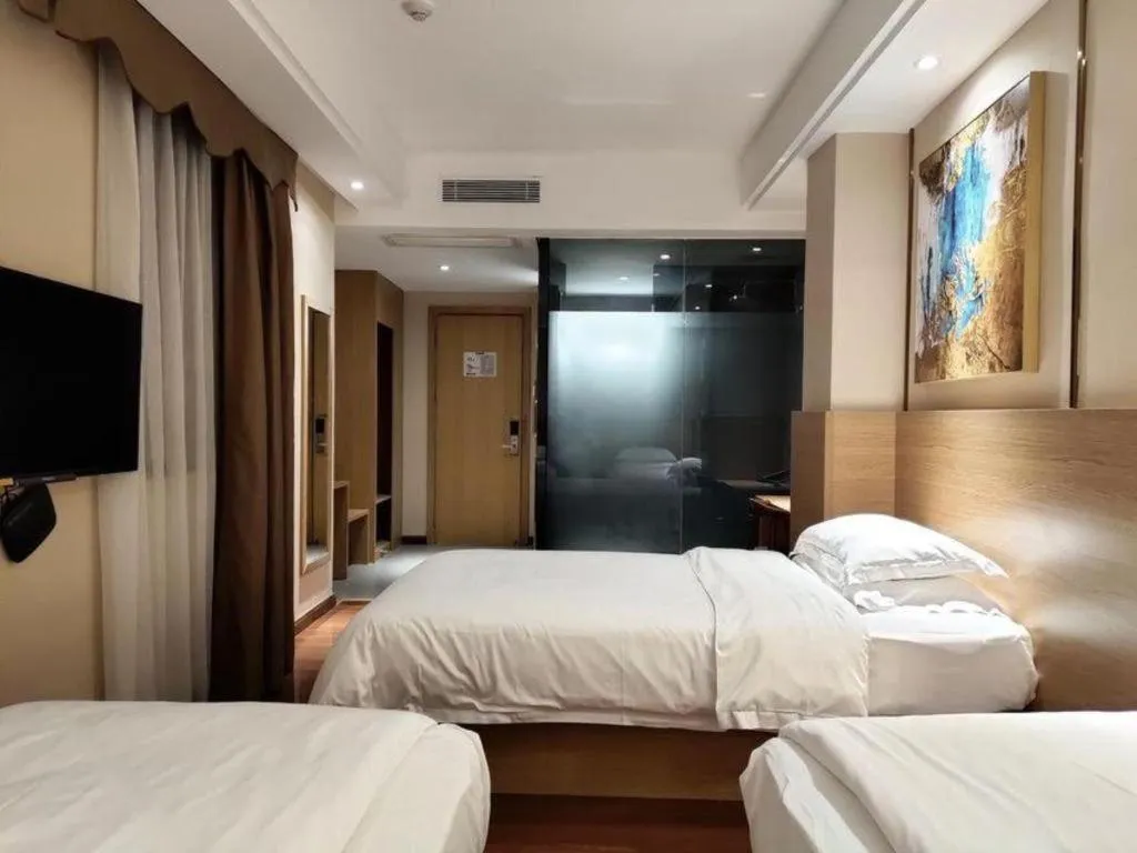Bed in T Social Hotel Guangzhou Railway Station Branch