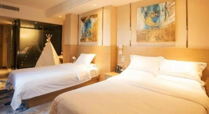 Bed in T Social Hotel Guangzhou Railway Station Branch