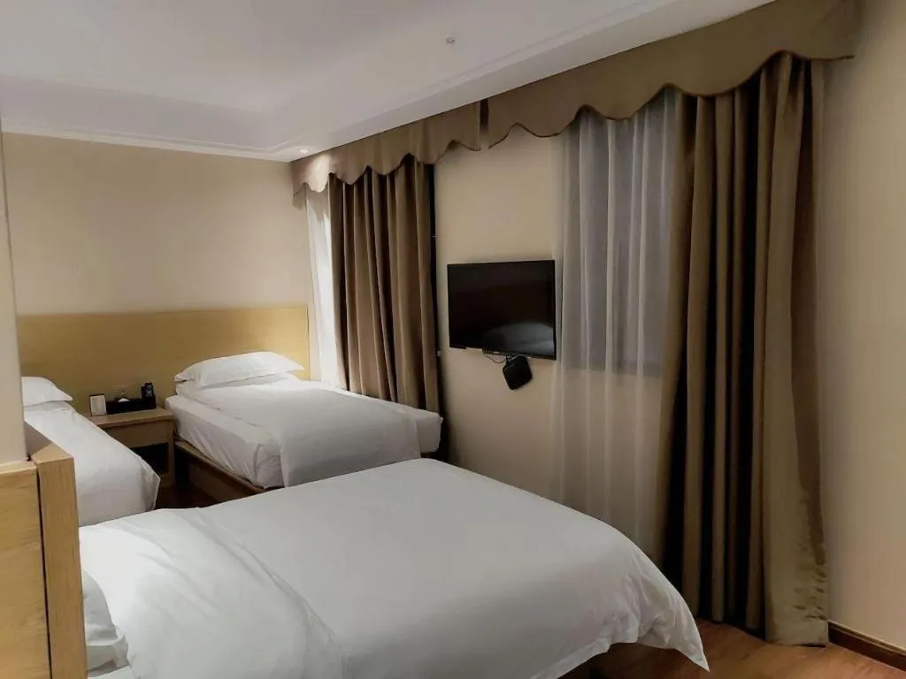 Bed in T Social Hotel Guangzhou Railway Station Branch