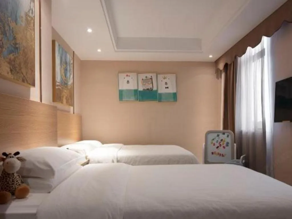 Bed in T Social Hotel Guangzhou Railway Station Branch