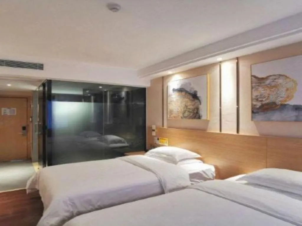 Bed in T Social Hotel Guangzhou Railway Station Branch