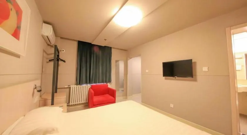 Bed in Jinjiang Inn Ulanqab Jining 1st Middle School