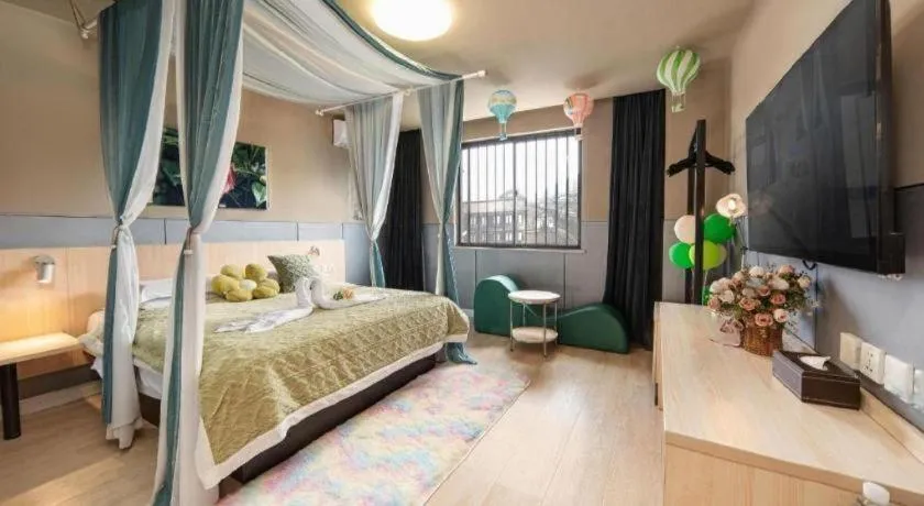 Bed in Jinjiang Inn Suqian Xiangwang Hometown Xingfu South Road