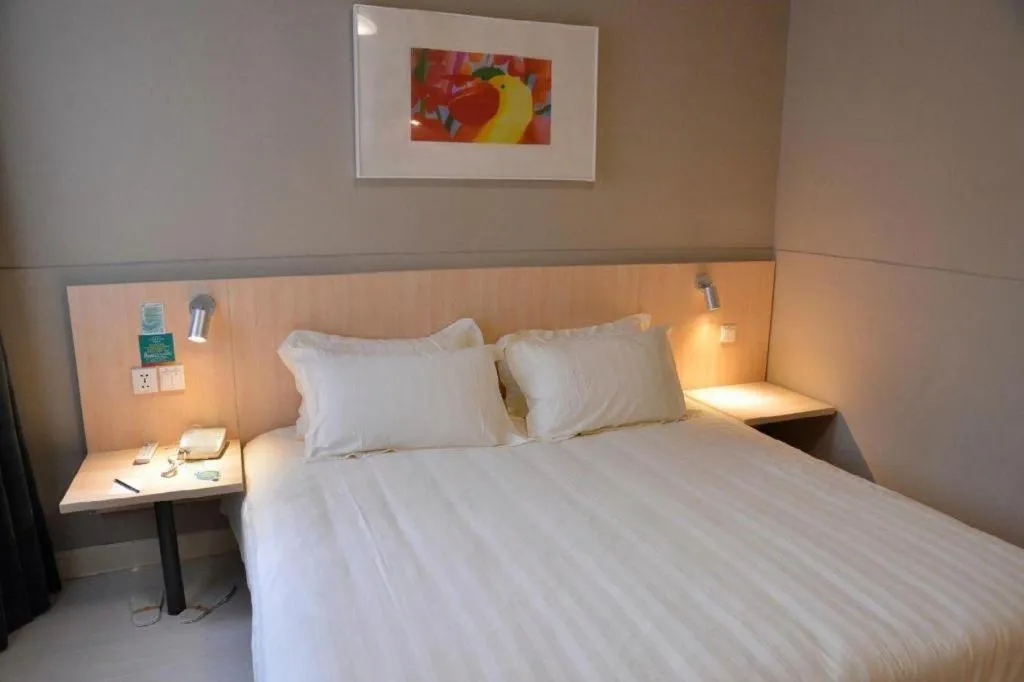 Bed in Jinjiang Inn Suqian Xiangwang Hometown Xingfu South Road