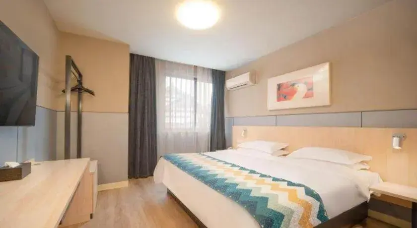 Bed in Jinjiang Inn Suqian Xiangwang Hometown Xingfu South Road Bed in Jinjiang Inn Suqian Xiangwang Hometown Xingfu South Road