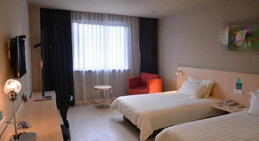 Bed in Jinjiang Inn Suqian Xiangwang Hometown Xingfu South Road