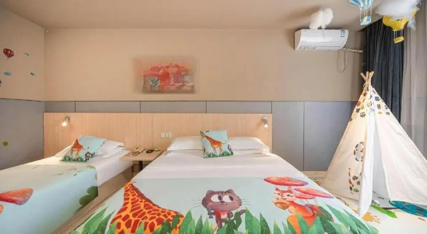 Bed in Jinjiang Inn Suqian Xiangwang Hometown Xingfu South Road