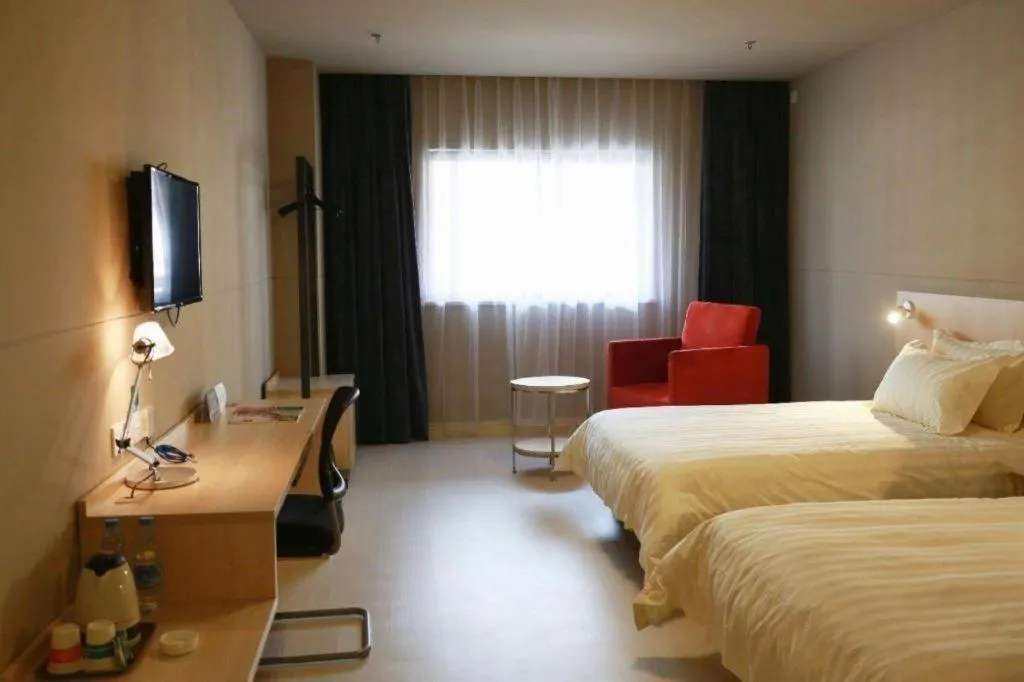 Bed in Jinjiang Inn Suqian Xiangwang Hometown Xingfu South Road