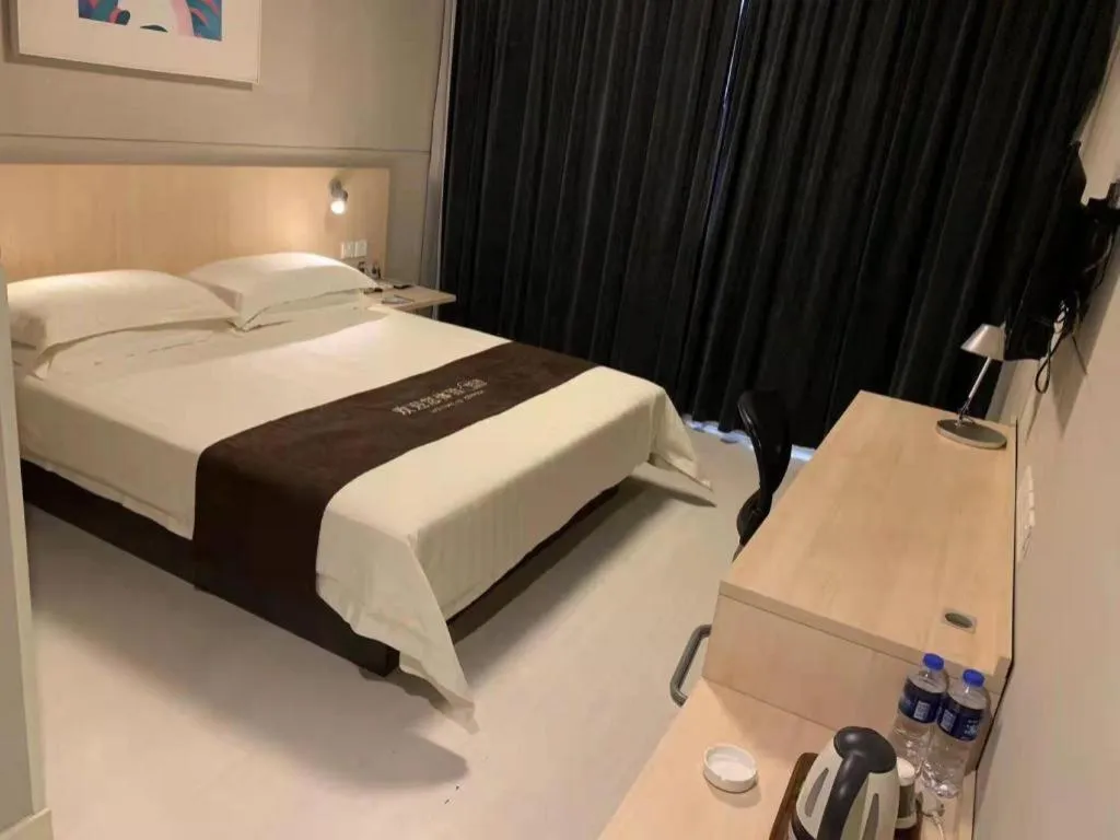 Bed in Jinjiang Inn Suqian Xiangwang Hometown Xingfu South Road