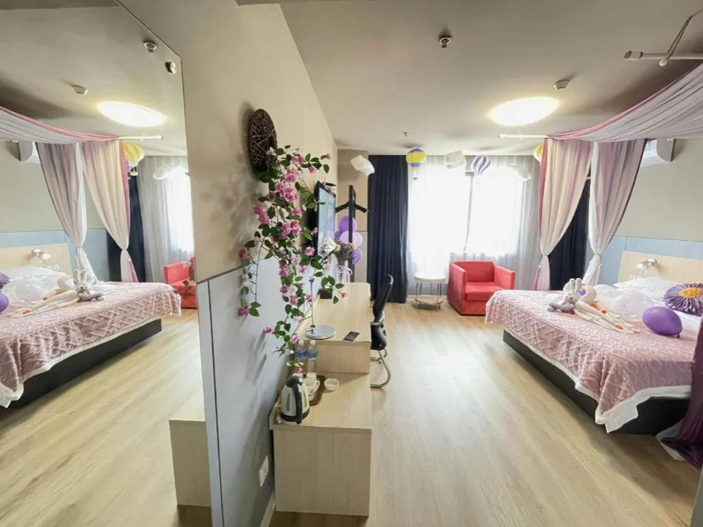 Bed in Jinjiang Inn Suqian Xiangwang Hometown Xingfu South Road