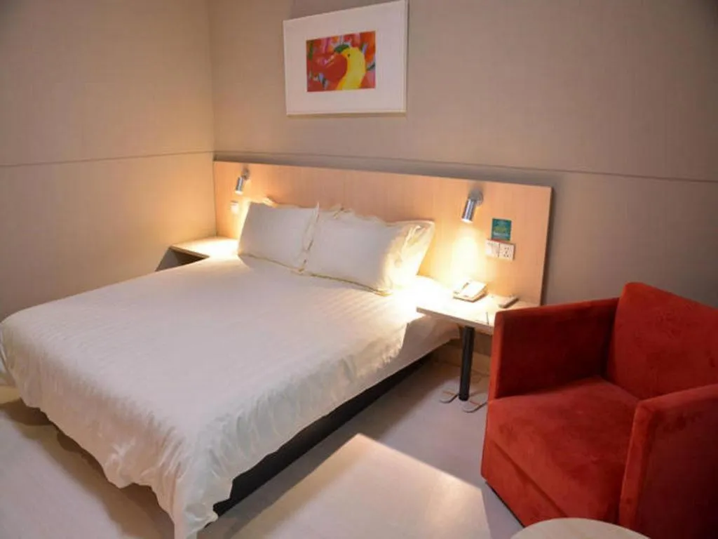 Bed in Jinjiang Inn Suqian Xiangwang Hometown Xingfu South Road