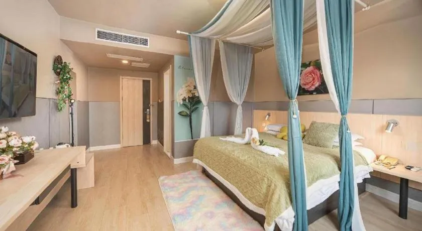 Bed in Jinjiang Inn Suqian Xiangwang Hometown Xingfu South Road