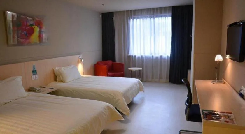 Bed in Jinjiang Inn Suqian Xiangwang Hometown Xingfu South Road