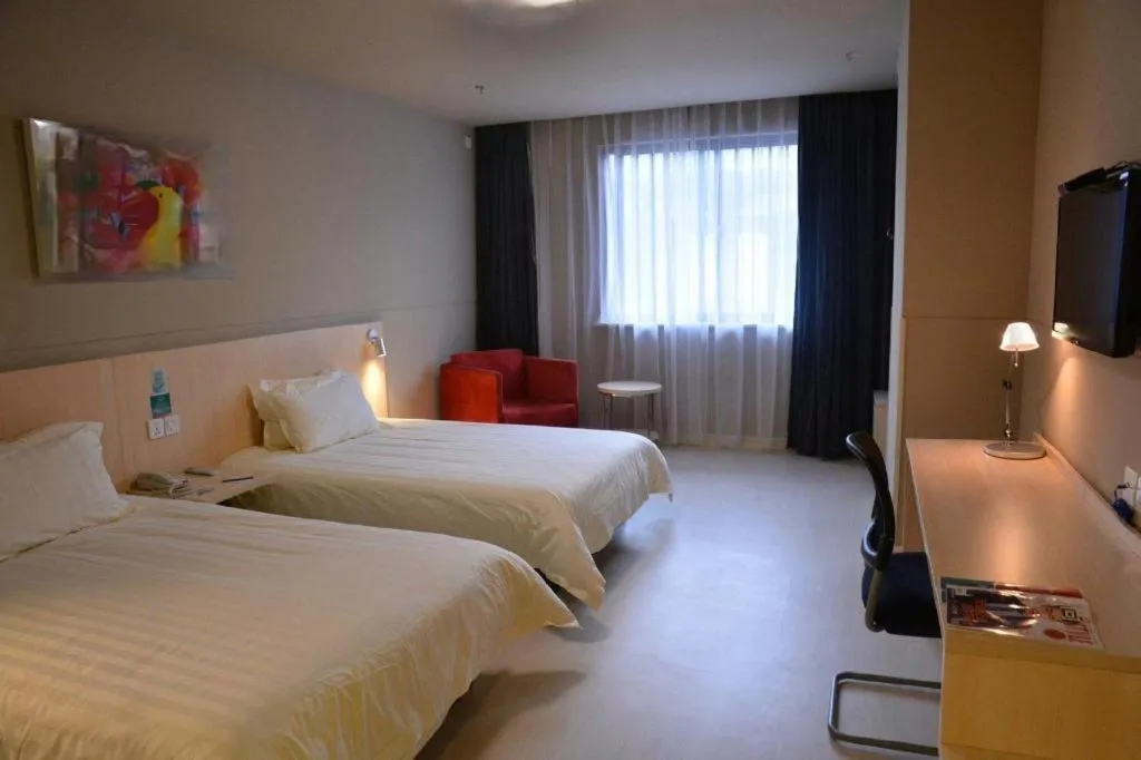 Bed in Jinjiang Inn Suqian Xiangwang Hometown Xingfu South Road