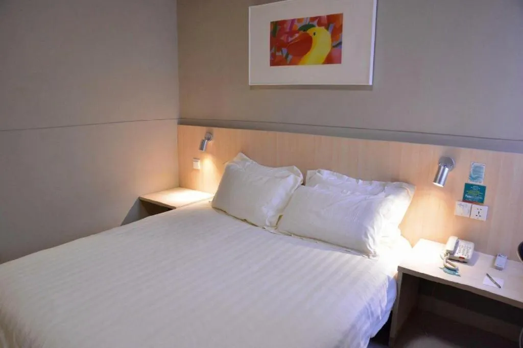 Bed in Jinjiang Inn Suqian Xiangwang Hometown Xingfu South Road