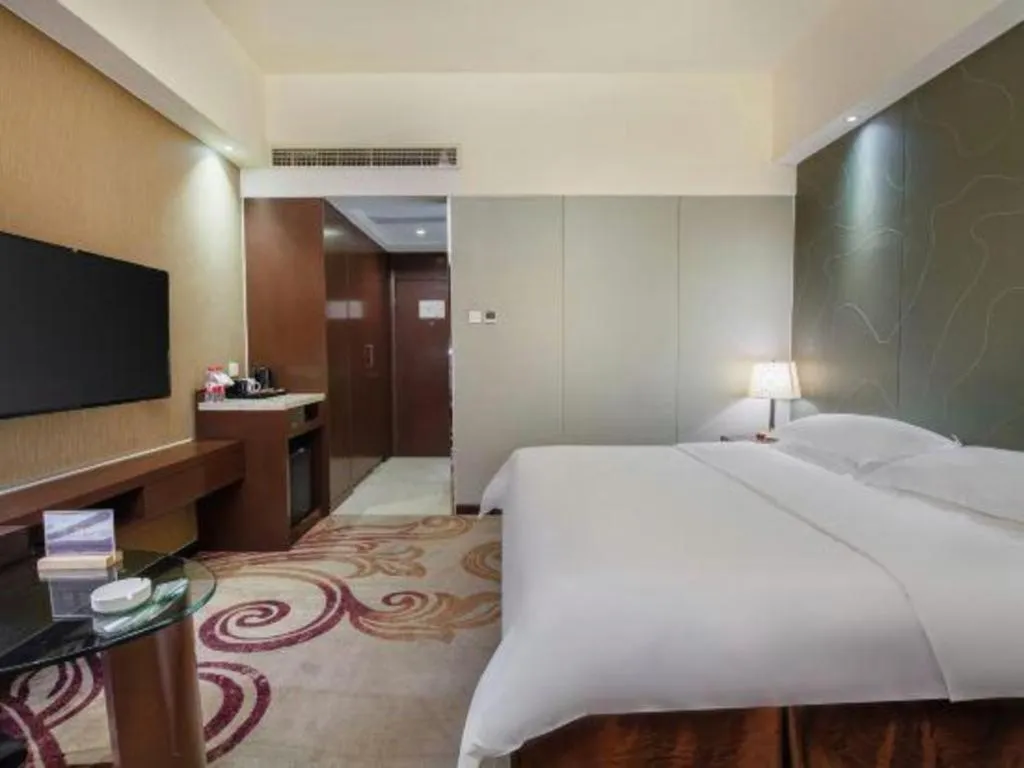 Bed in Metropolo Hotel Hefei Baohe Wandabao Park Metro Station