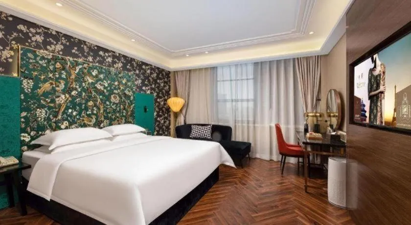 Bed in Metropolo Hotel Hefei Baohe Wandabao Park Metro Station