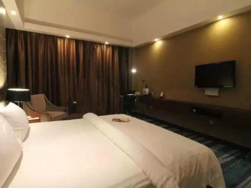 Bed in Metropolo Hotel Hefei Baohe Wandabao Park Metro Station