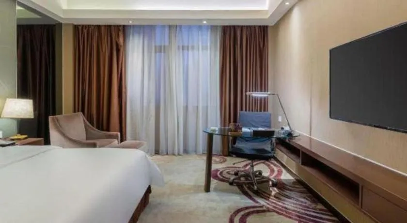 Bed in Metropolo Hotel Hefei Baohe Wandabao Park Metro Station