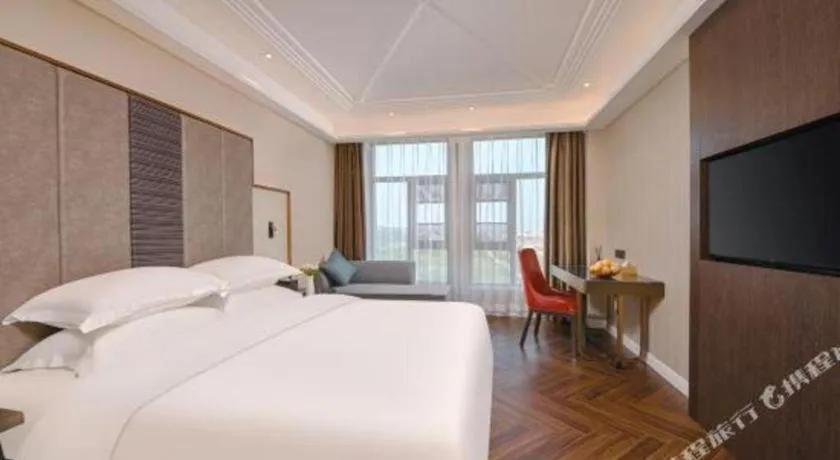 Bed in Metropolo Hotel Hefei Baohe Wandabao Park Metro Station