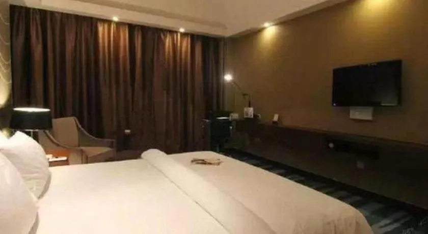 Bed in Metropolo Hotel Hefei Baohe Wandabao Park Metro Station