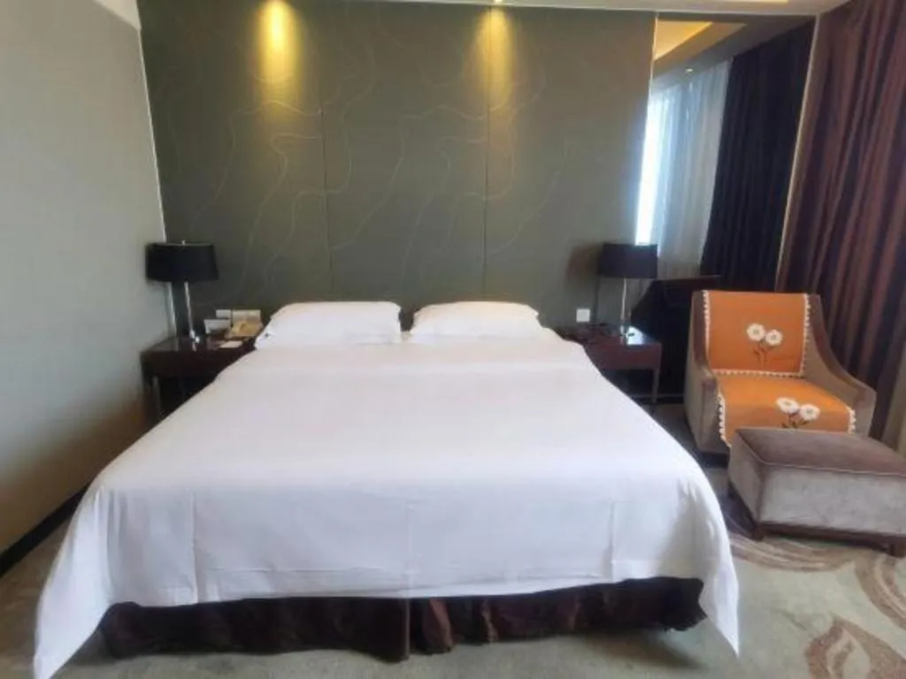 Bed in Metropolo Hotel Hefei Baohe Wandabao Park Metro Station