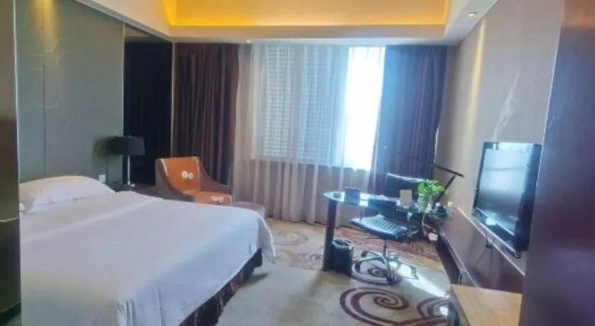 Bed in Metropolo Hotel Hefei Baohe Wandabao Park Metro Station