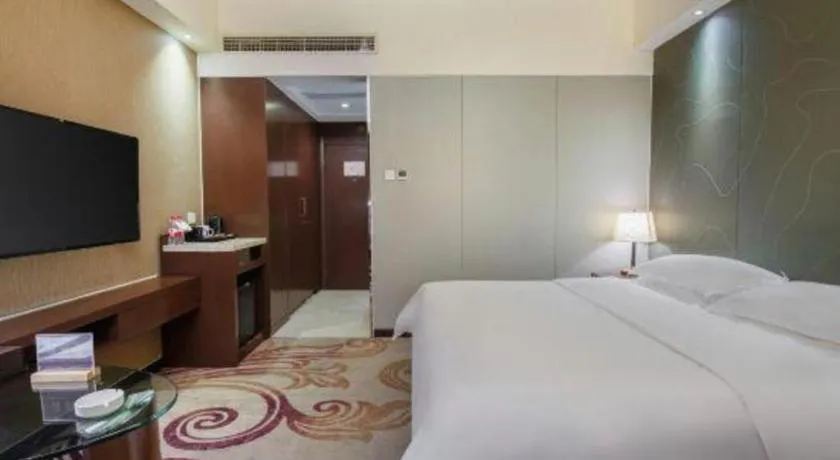 Bed in Metropolo Hotel Hefei Baohe Wandabao Park Metro Station