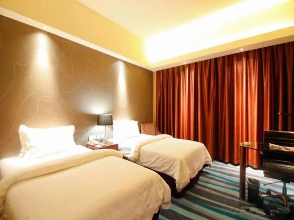 Bed in Metropolo Hotel Hefei Baohe Wandabao Park Metro Station