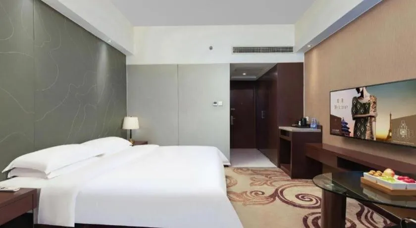 Bed in Metropolo Hotel Hefei Baohe Wandabao Park Metro Station