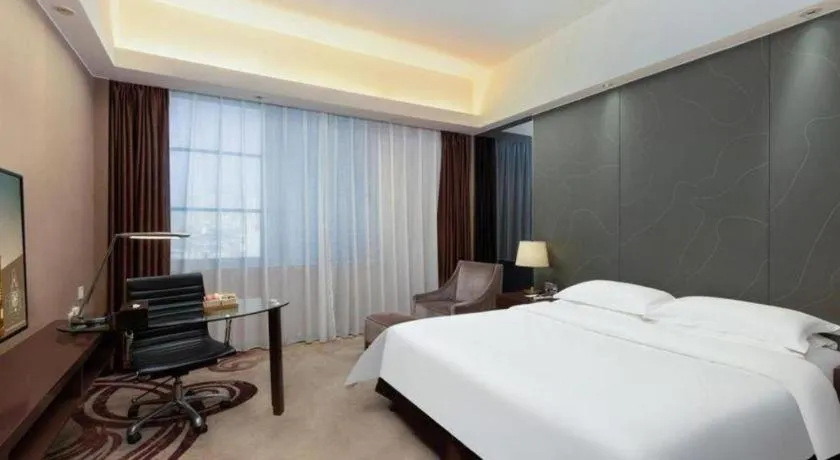 Bed in Metropolo Hotel Hefei Baohe Wandabao Park Metro Station
