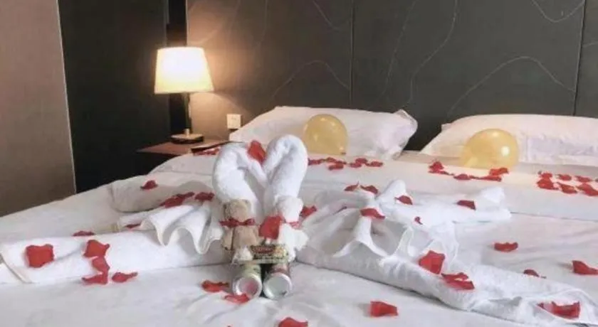 Bed in Metropolo Hotel Hefei Baohe Wandabao Park Metro Station