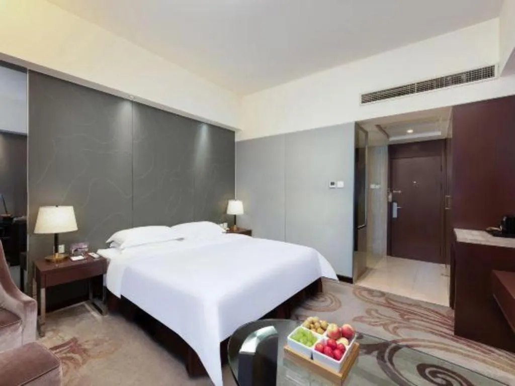 Bed in Metropolo Hotel Hefei Baohe Wandabao Park Metro Station