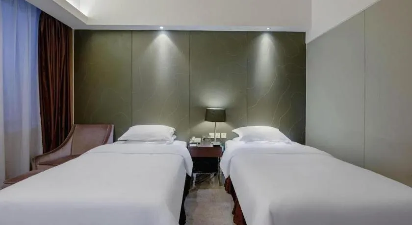 Bed in Metropolo Hotel Hefei Baohe Wandabao Park Metro Station