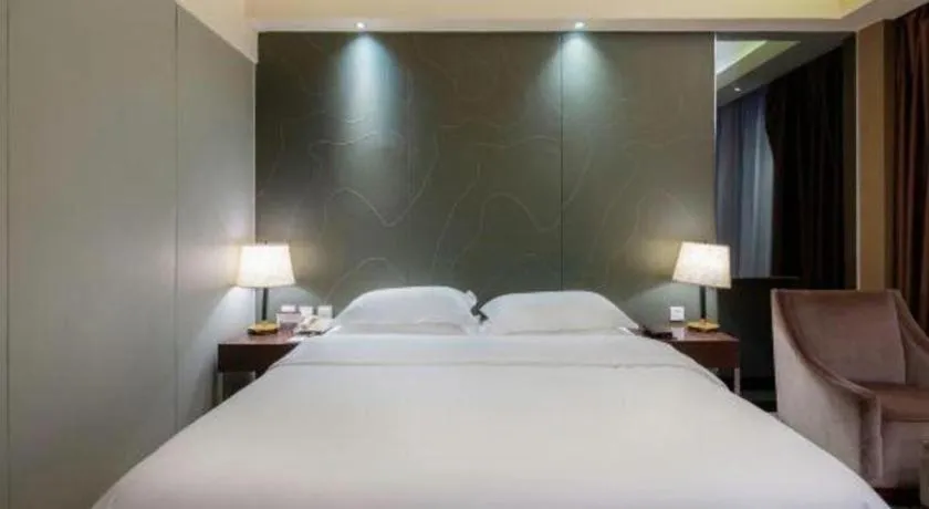 Bed in Metropolo Hotel Hefei Baohe Wandabao Park Metro Station