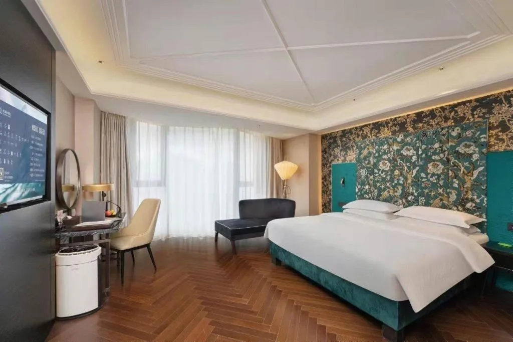 Bed in Metropolo Hotel Hefei Baohe Wandabao Park Metro Station