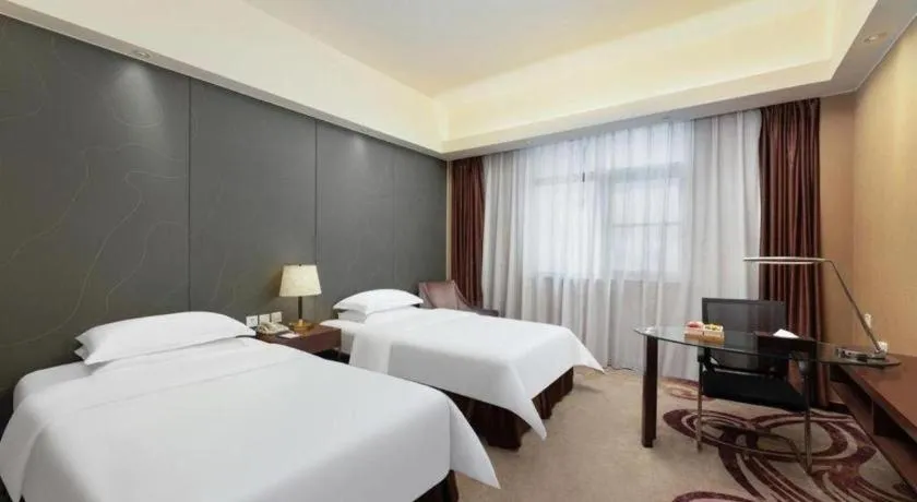 Bed in Metropolo Hotel Hefei Baohe Wandabao Park Metro Station