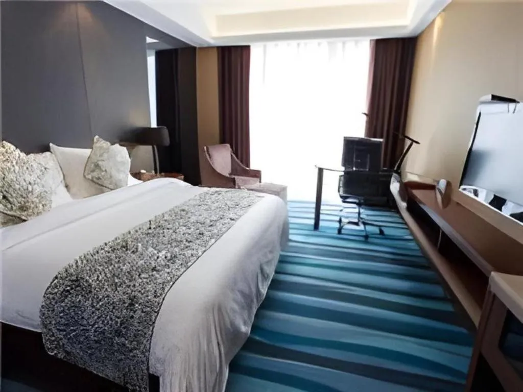 Bed in Metropolo Hotel Hefei Baohe Wandabao Park Metro Station