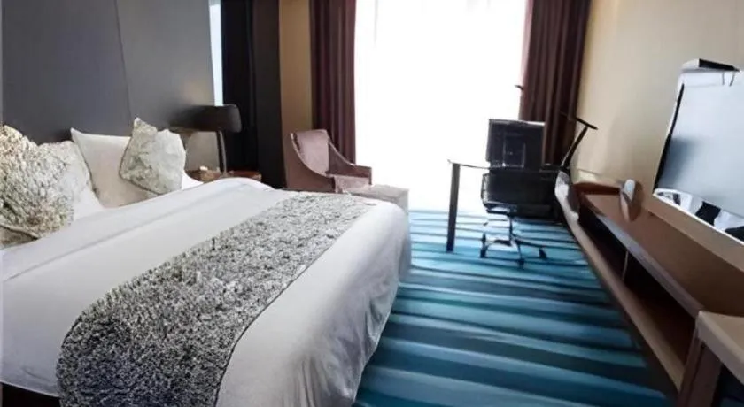 Bed in Metropolo Hotel Hefei Baohe Wandabao Park Metro Station