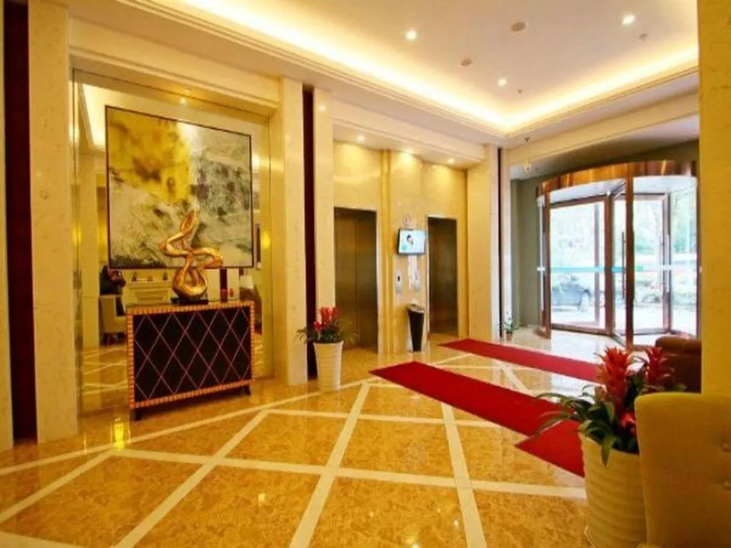 Bed in Jinjiang Inn Select Shanghai Expo Park Dezhou Road