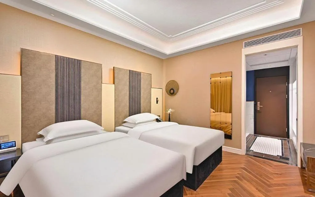 Bed in Jinjiang Metropolo Shaoxing Keqiao Wanda Plaza