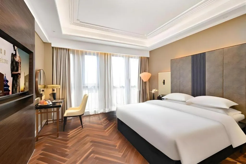 Bed in Jinjiang Metropolo Shaoxing Keqiao Wanda Plaza